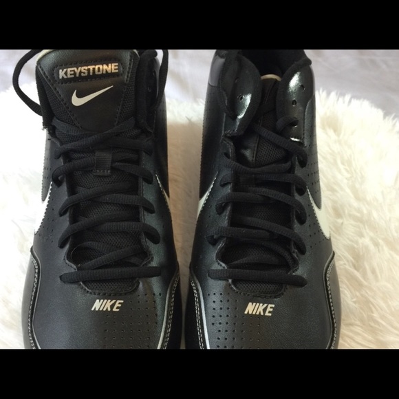 Nike Black Keystone Men’s Baseball Cleats sz 13 - Picture 4 of 6